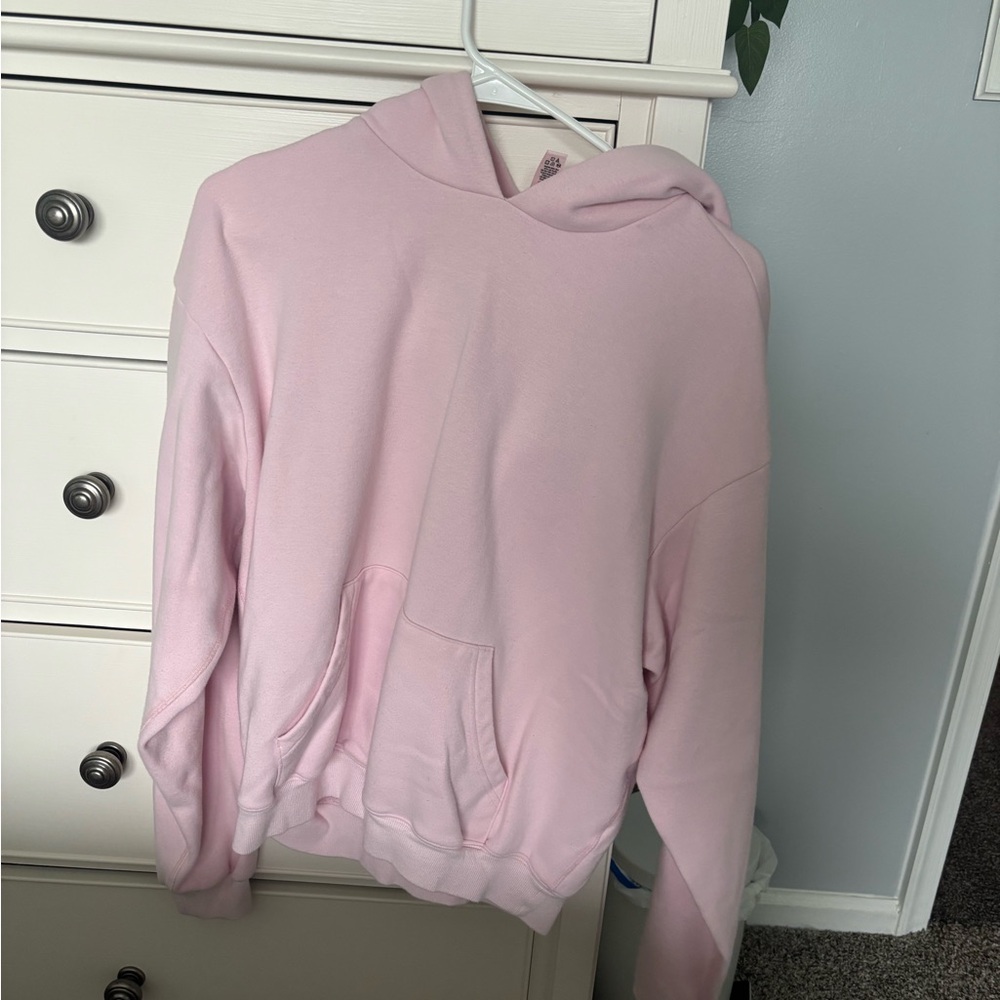 SKIMS Light Pink Hoodie